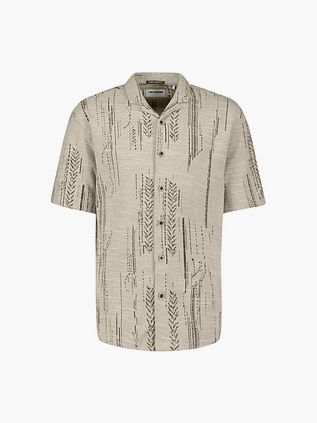 No Excess Short Sleeve Jacquard Hemd Druck Kit
