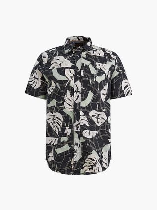 PME Legend Short Sleeve Shirt Print Carbon