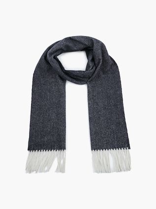 Profuomo Tørklæde i Marineblå Uld