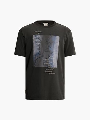 T-shirt z nadrukiem Cast Iron Clever Crows w kolorze antracytowym