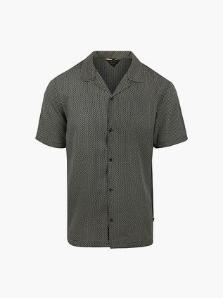Koszula Superdry z krótkim rękawem czarna Lucy Mono Print