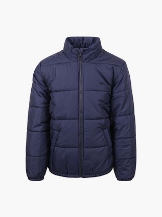 Levi's dwurzędowy płaszcz typu peacoat granatowy