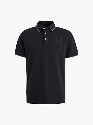 PME Legend Poloshirt Piquet Logo Navy