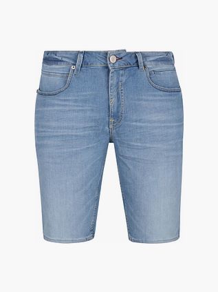 Szorty jeansowe No Excess z elastycznego denimu, efekt wybielenia