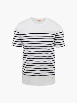 Armor-Lux Etel T-Shirt w paski biały