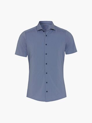 Pure Kortærmet The Functional Skjorte Blå