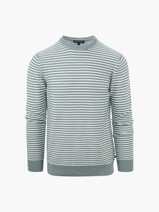 Suitable Respect Maglione Otto Verde a righe