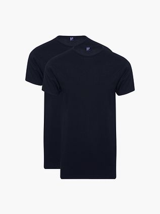 Alan Red Derby T-Shirt Extra Lang w kolorze granatowym (2-pack)