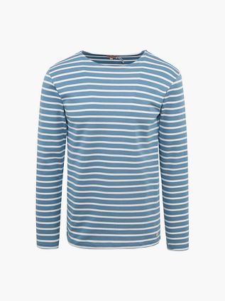 Armor-Lux Sweter Houat w paski niebieski