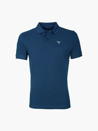 Barbour Poloshirt Uni Blauw