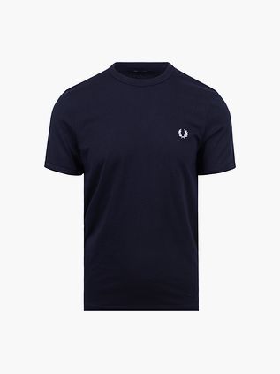 Fred Perry Ringer T-shirt i Navy