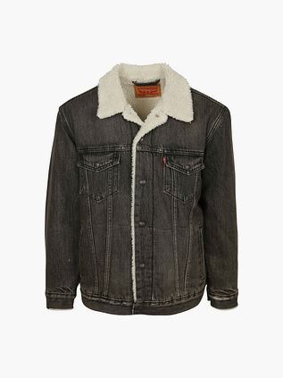 Levi's Sherpa Jakke Denim Antracit