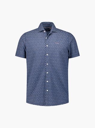 NZA Skjorte Med Kort Ærme Jake Blå