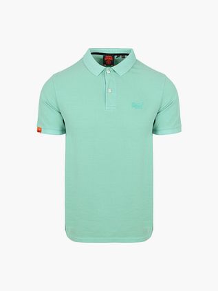 Superdry Poloskjorte Destroyed Grønn