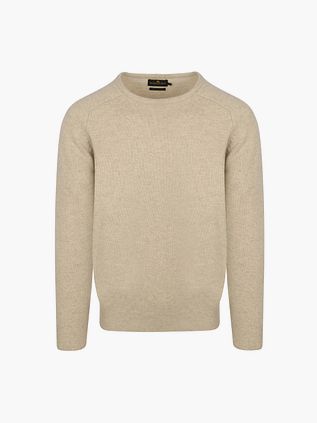 Sweter Steppin' Out z wełny jagnięcej w kolorze greige