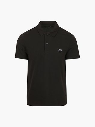 Lacoste Pikétröja Breathable Svart