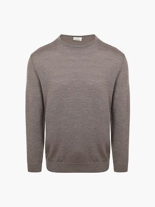 Profuomo Trøje Merinould Taupe