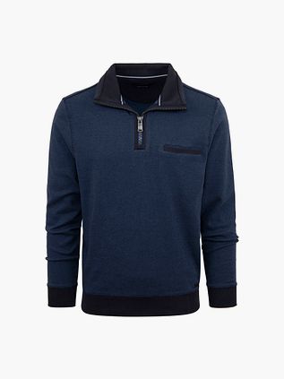 Pullover half-zip CASAMODA blu