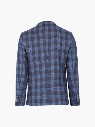 Suitable Prestige Colbert Amqui Ruit Blauw