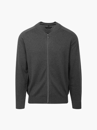 Casa Moda Vest Lynlås Mørkegrå