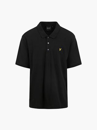 Lyle and Scott Plussize Polo Zwart