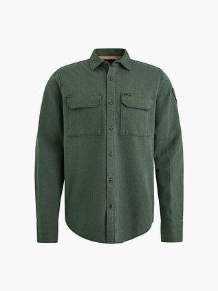 PME Legend Skjorte Flannel Herringbone Grøn