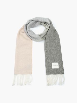 Profuomo skjerf i lammeull, grønn beige