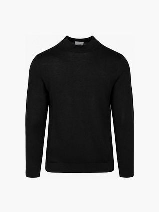 Profuomo Turtleneck Pullover Merino Black