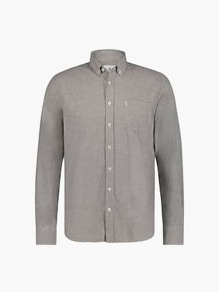 State Of Art Skjorte i ull Pied De Poule Grønn