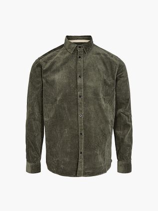 Anerkjendt Skjorte Akleif Corduroy Grøn