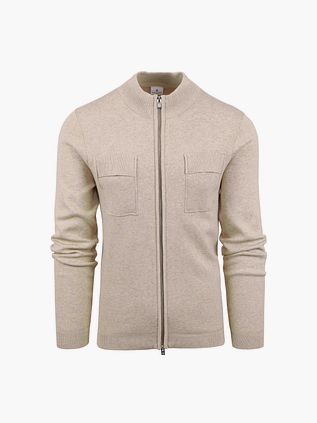 Blue Industry Vest Brystlomme Beige