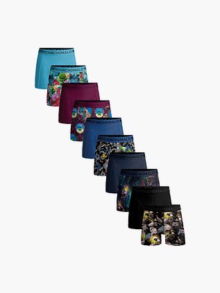 Muchachomalo Boxershorts 10-Pack Print Solid