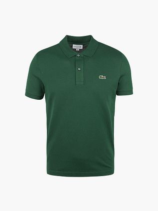 Zielona koszulka polo Lacoste z tkaniny piqué