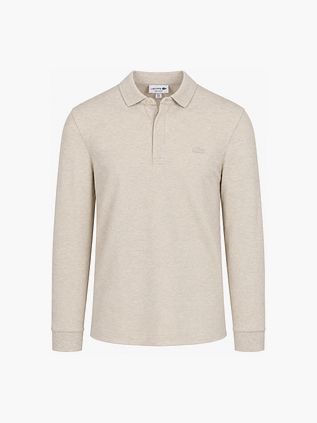 Lacoste Longsleeve Polo shirt Piqué Off-White