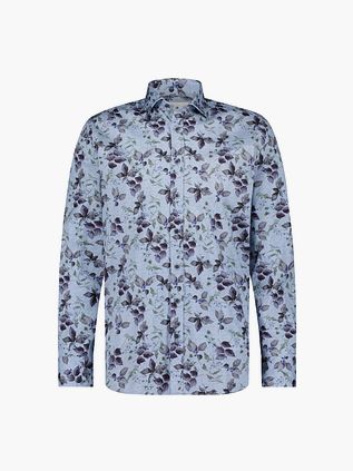 State Of Art Skjorte Planter Blå