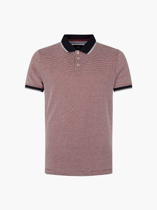Suitable Oxford Polo czerwone