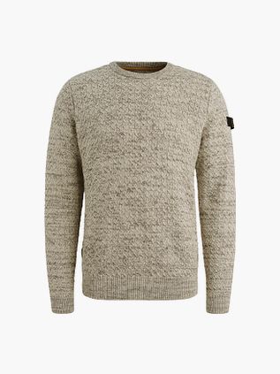 Trui PME Legend Mouliné Structure Greige