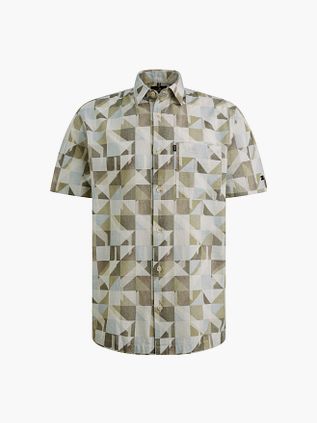 Vanguard Chemise Short Sleeve Impression Vert