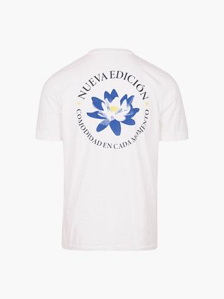 T-Shirt No Excess con stampa sul retro bianco