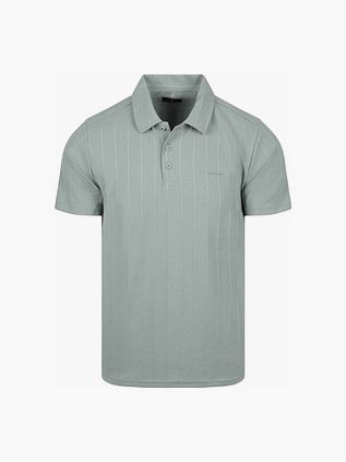 Koszulka polo State of Art Drop Needle z dżerseju w kolorze zielonym