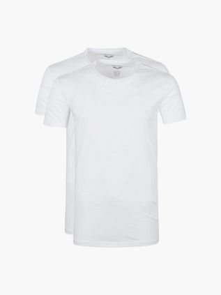 PME Legend Basic T-Shirt 2-pack z okrągłym dekoltem, biały
