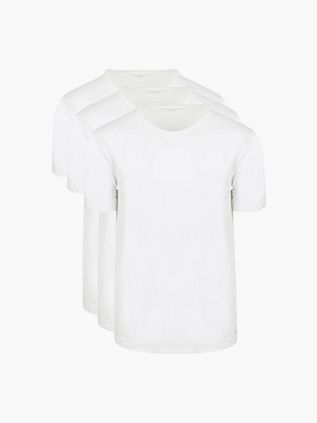 Tommy Hilfiger T-shirts Col Rond Lot de 3 Blanc