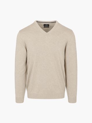 CASAMODA Genser med V-hals, Beige