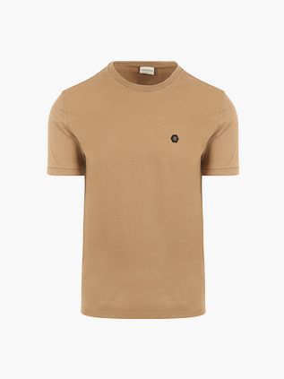 No Excess Luksusowo miękki T-Shirt beżowy