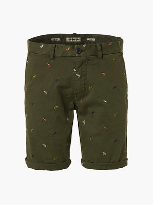 No Excess Shorts Mörkgrön med Räkor