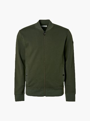 No Excess Vest Jacquard Mørkegrøn