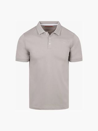 Suitable Boris Liquid Polo Shirt Greige