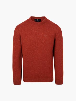 Barbour Tisbury Pullover Wolle Brique