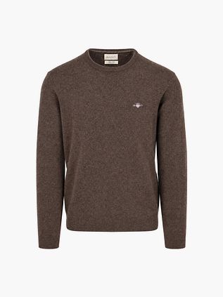 Gant Pullover Lamswol Bruin