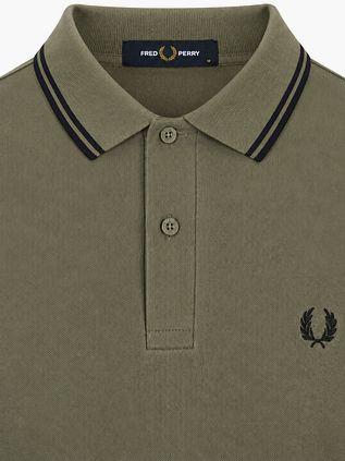 Fred Perry Polo Tipped M3600 Grün Z50
